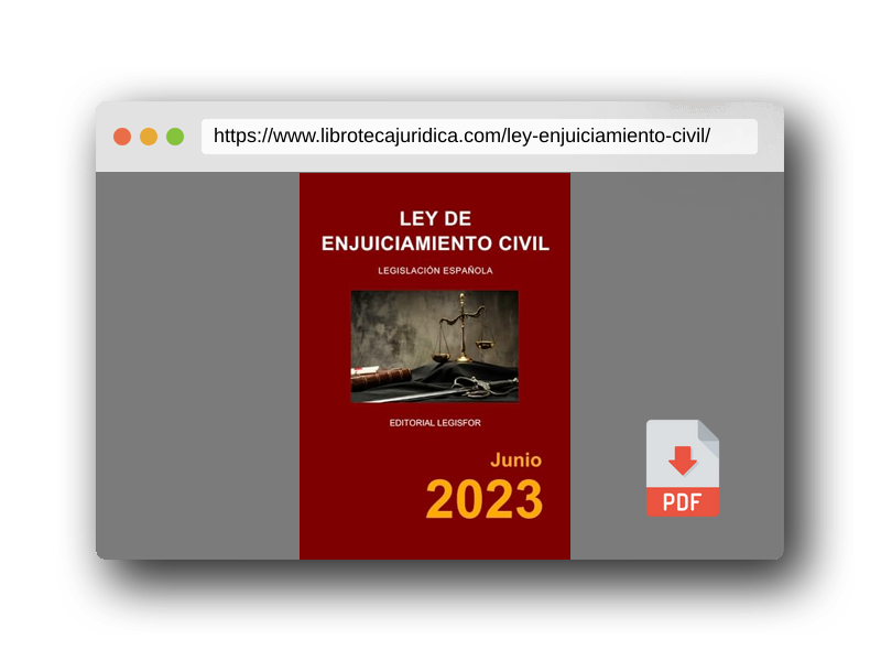 Vista previa del PDF del libro Ley de Enjuiciamiento Civil