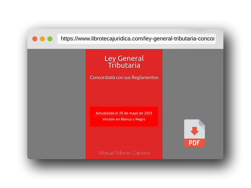 Vista previa del PDF del libro Ley General Tributaria: Concordada con sus Reglamentos