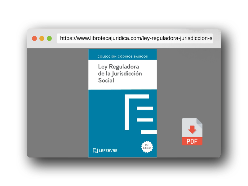 Vista previa del PDF del libro Ley Reguladora de la Jurisdicción Social 13ª EDC.: Código Básico (Códigos Básicos)