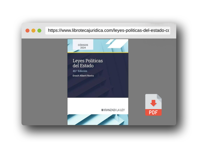 Vista previa del PDF del libro Leyes Políticas del Estado (Código)