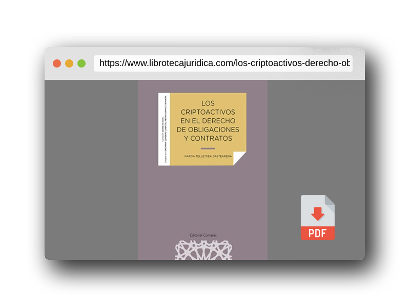 Vista previa del PDF del libro Los criptoactivos en el derecho de obligaciones y contratos (DERECHO CIVIL)