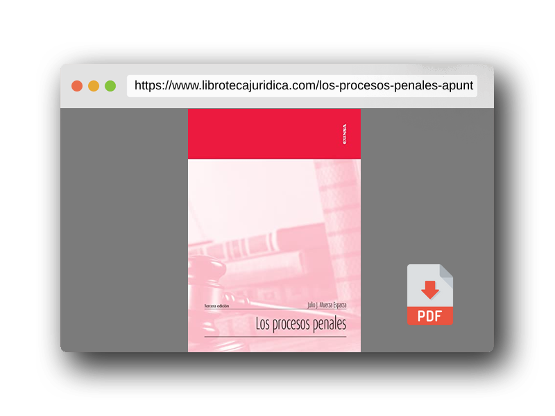 Vista previa del PDF del libro Los procesos penales (Apuntes)