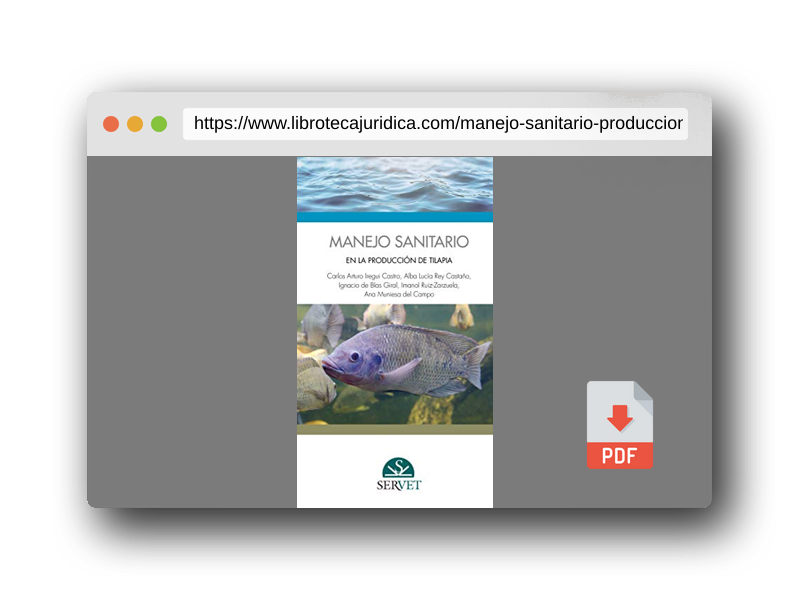 Vista previa del PDF del libro Manejo sanitario en la producción de tilapia (MANUALES)