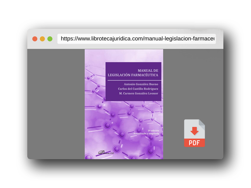 Vista previa del PDF del libro Manual de legislación farmacéutica (SIN COLECCION)