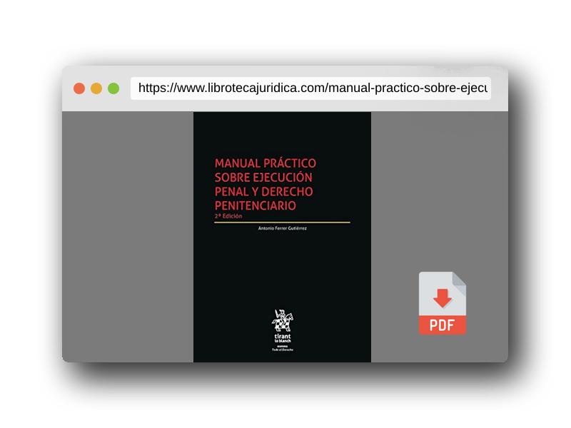 Vista previa del PDF del libro Manual práctico sobre ejecución penal y Derecho Penitenciario 2ª Edición: 1 (Esfera)
