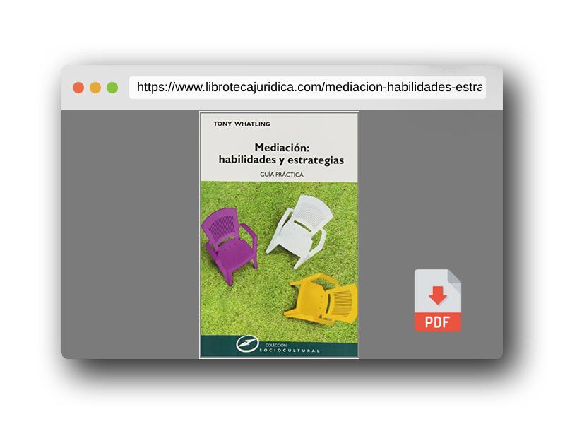 Vista previa del PDF del libro Mediación: Habilidades y Estrategias: Guía práctica: 63 (Sociocultural)