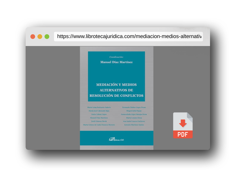 Vista previa del PDF del libro Mediación y medios alternativos de resolución de conflictos