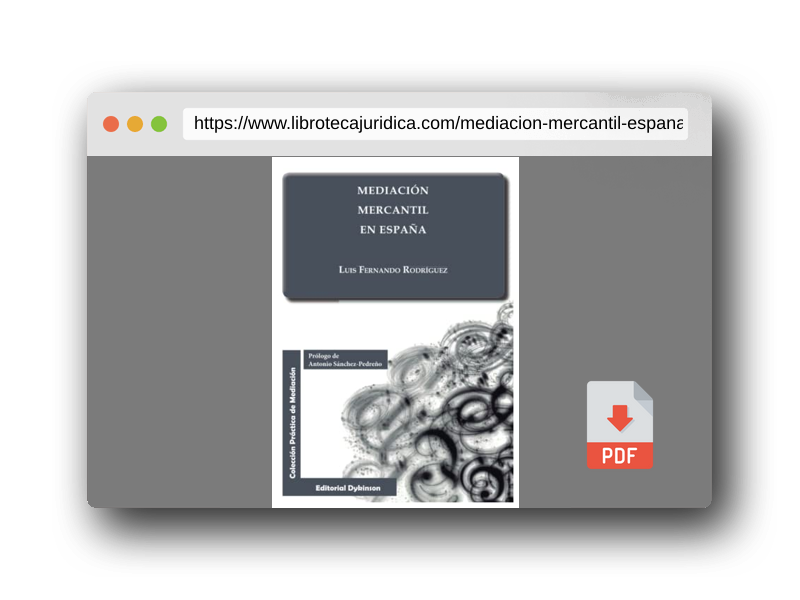 Vista previa del PDF del libro Mediación mercantil en España (SIN COLECCION)