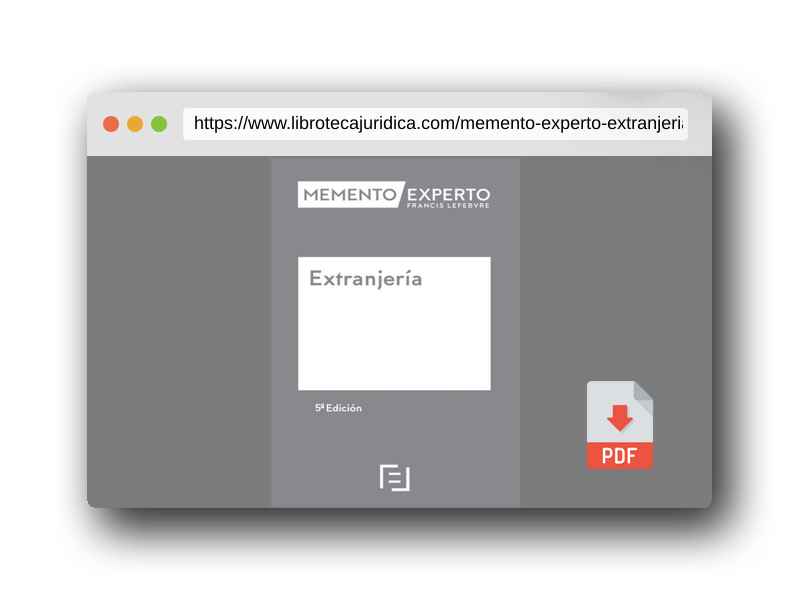 Vista previa del PDF del libro Memento Experto Extranjería (5ª EDICIÓN)