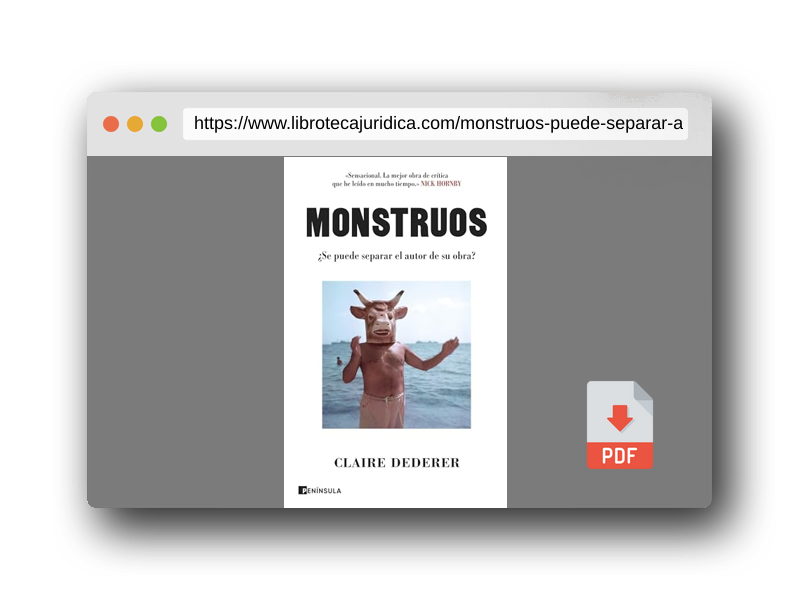 Vista previa del PDF del libro Monstruos: ¿Se puede separar el autor de su obra? (PENINSULA)