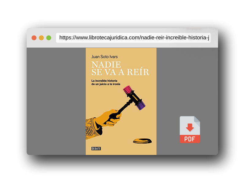 Vista previa del PDF del libro Nadie se va a reír: La increíble historia de un juicio a la ironía (Sociedad)