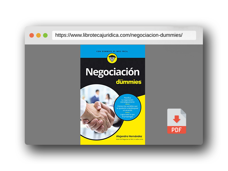 Vista previa del PDF del libro Negociación para Dummies: 1