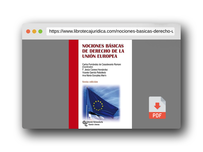Vista previa del PDF del libro Nociones básicas de derecho de la Unión Europea (Manuales)