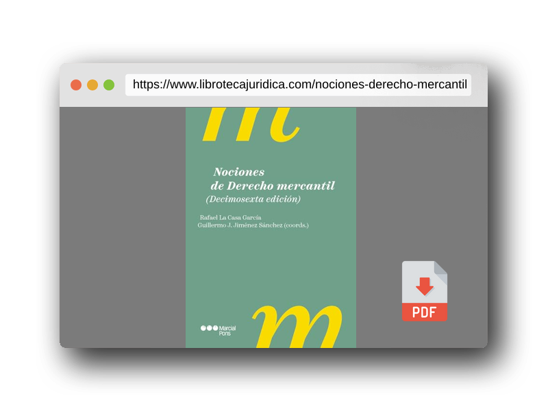 Vista previa del PDF del libro Nociones de Derecho mercantil 16.ª ed. (Manuales universitarios)