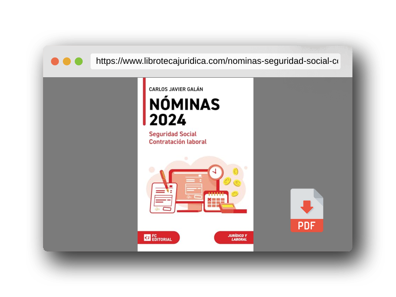 Vista previa del PDF del libro Nóminas, Seguridad Social y Contratación Laboral 2024