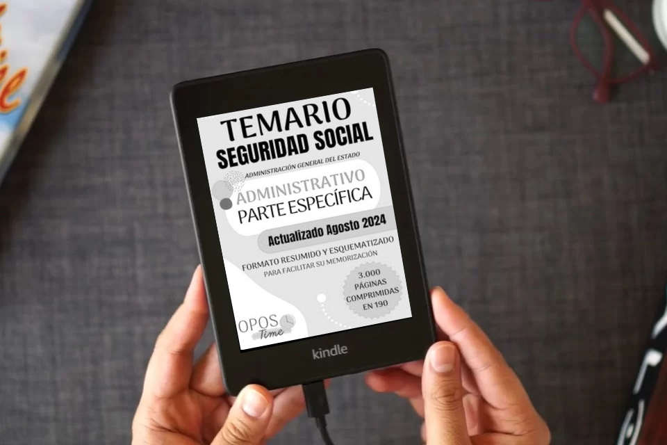 Lea en línea OPOSTIME. TEMARIO ESPECÍFICO SEGURIDAD SOCIAL: Formato resumido y esquematizado para facilitar su memorización (PREPARACIÓN OPOSICIONES SEGURIDAD SOCIAL) como un eBook Kindle