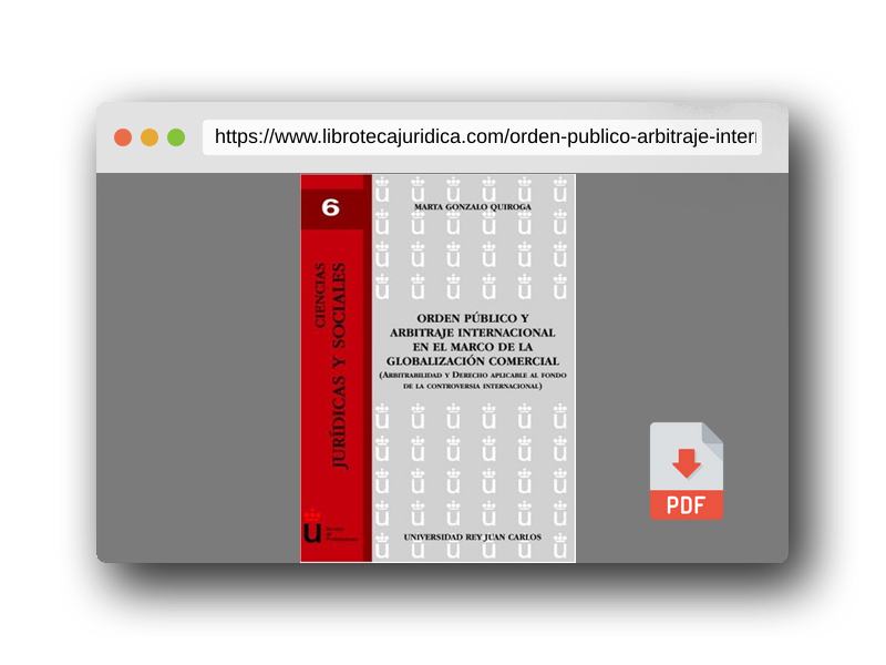 Vista previa del PDF del libro Orden Público Y Arbitraje Internacional En El Marco De La Globalización Comercial