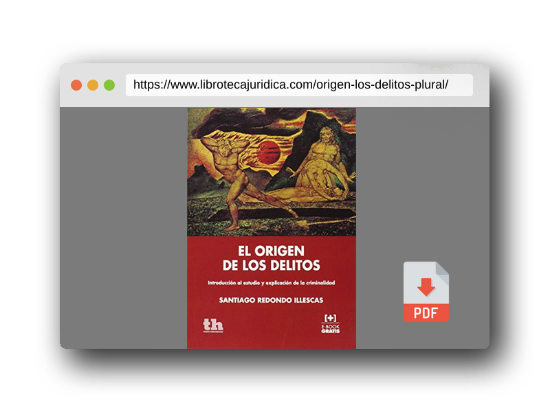 Vista previa del PDF del libro El Origen de los Delitos (Plural)