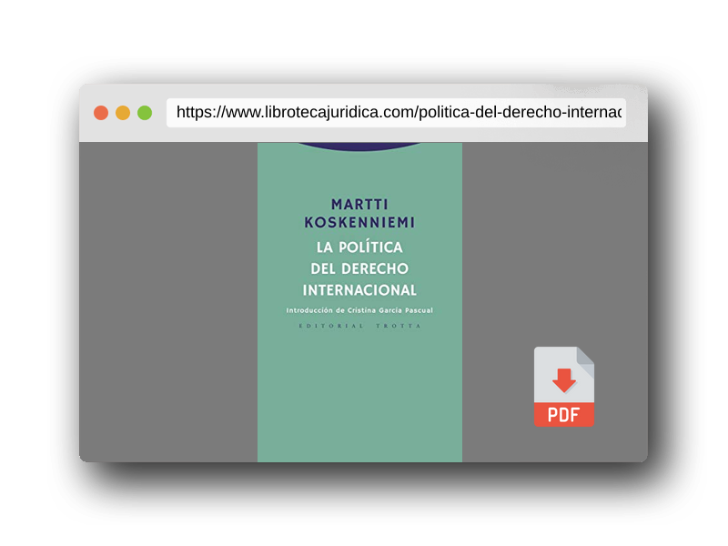 Vista previa del PDF del libro La política del derecho internacional (Estructuras y procesos. Derecho)