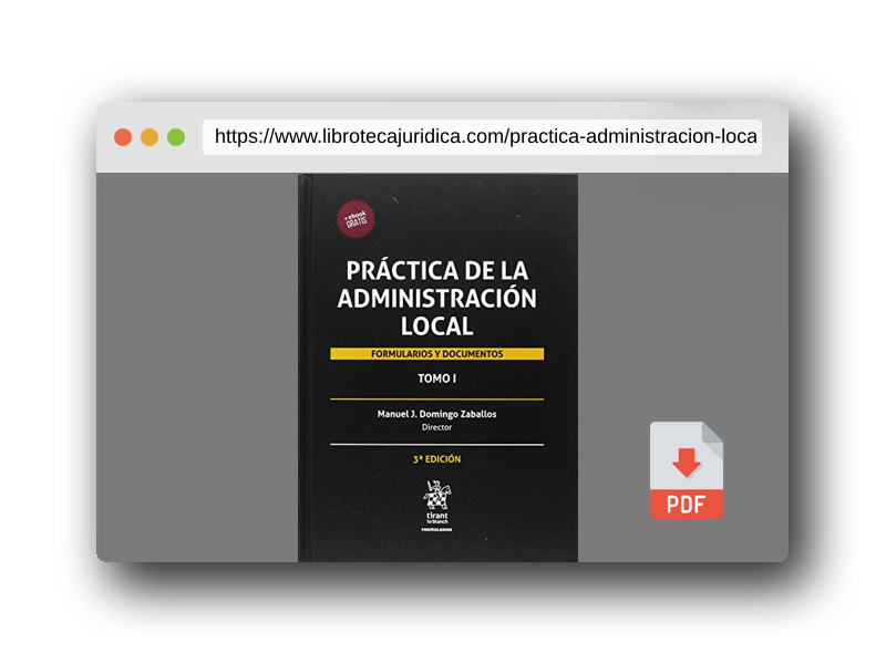 Vista previa del PDF del libro Práctica de la Administración Local: Formularios y Documentos 2 Tomos: 1
