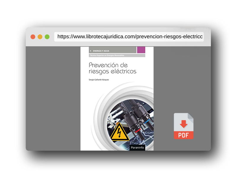 Vista previa del PDF del libro PREVENCION DE RIESGOS ELECTRICOS (ENERGIA Y AGUA)