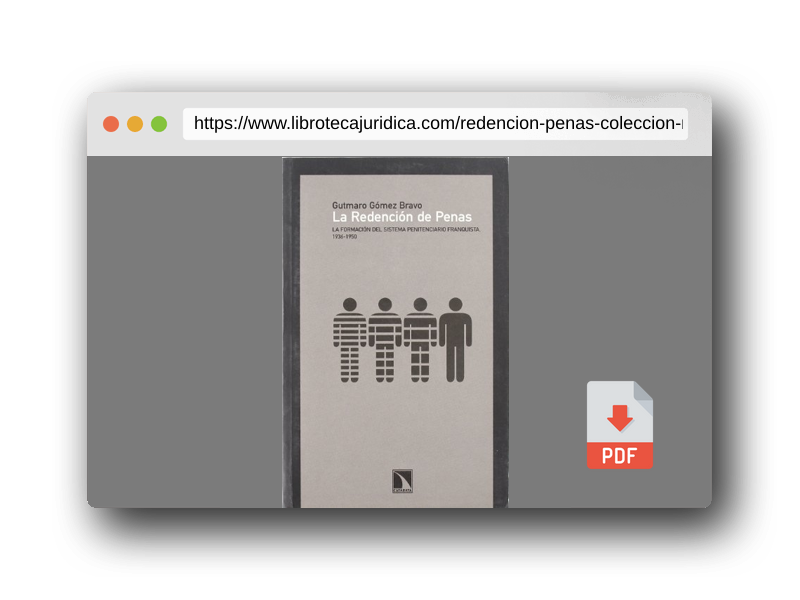 Vista previa del PDF del libro Redencion De Penas,La (COLECCION MAYOR)