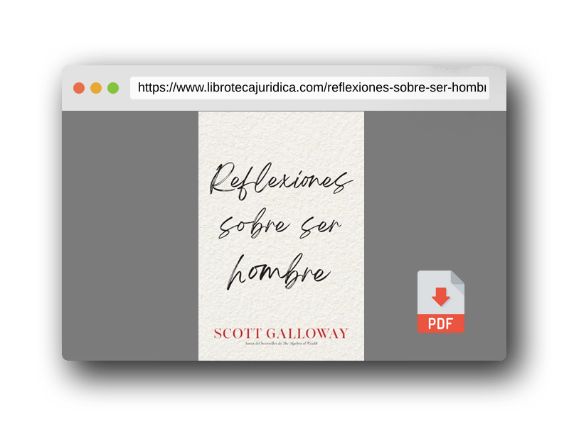 Vista previa del PDF del libro Reflexiones sobre ser hombre, Spanish-language edition of Notes on Being a Man