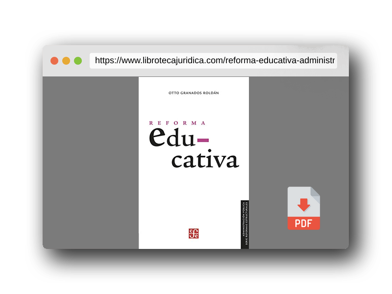 Vista previa del PDF del libro Reforma Educativa (Administracion Publica Fce)