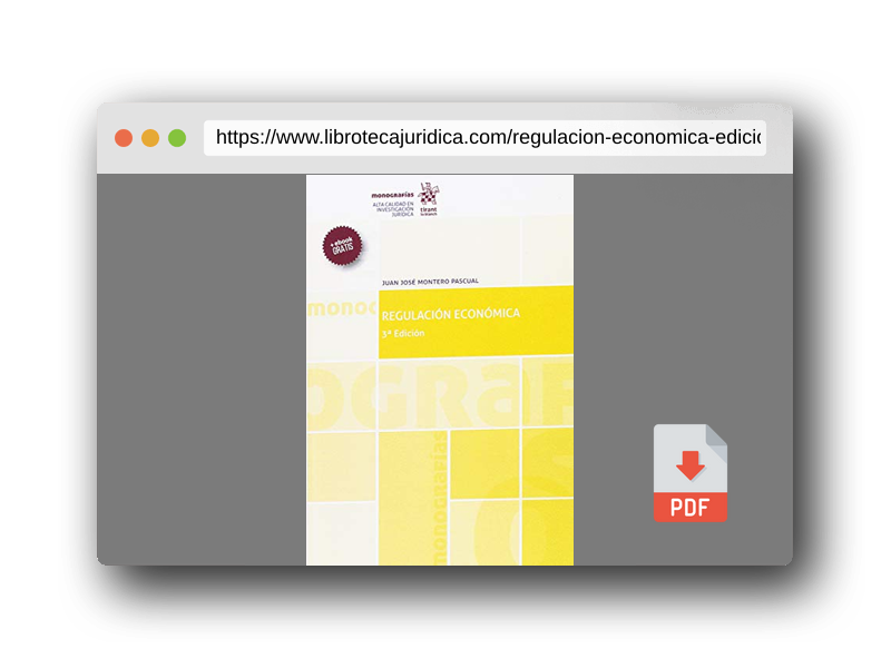 Vista previa del PDF del libro Regulación Económica 3ª Edición 2018 (Monografías)