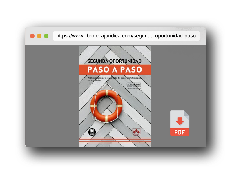 Vista previa del PDF del libro Segunda oportunidad. Paso a paso