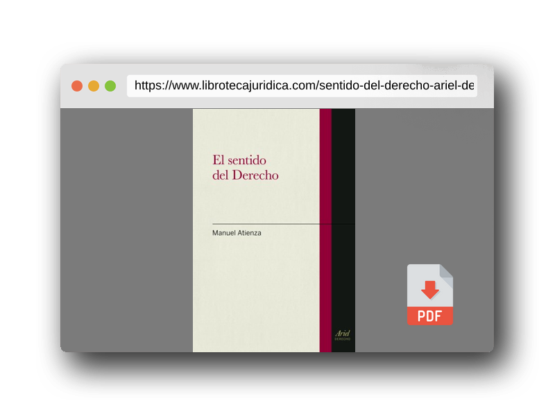 Vista previa del PDF del libro El sentido del Derecho (Ariel Derecho)