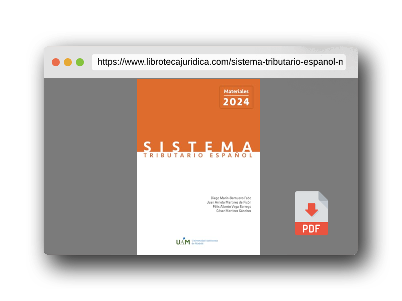 Vista previa del PDF del libro Sistema Tributario Español. Materiales 2024