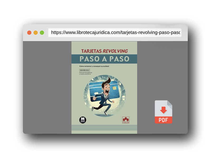Vista previa del PDF del libro Tarjetas revolving. Paso a paso: Cómo reclamar y conseguir su nulidad