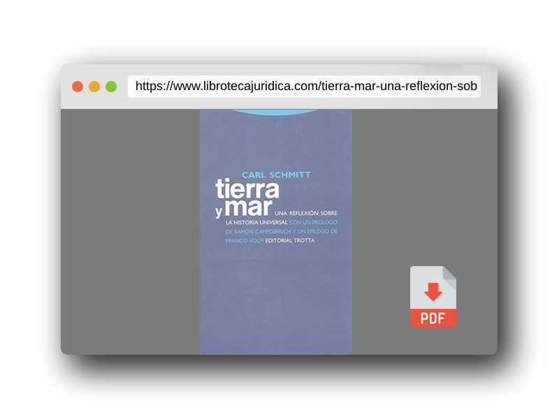 Vista previa del PDF del libro Tierra Y Mar. Una Reflexión Sobre La Historia Universal (ESTRUCTURAS Y PROCESOS - DERECHO)