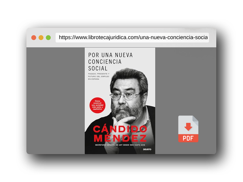Vista previa del PDF del libro Por una nueva conciencia social: Pasado, presente y futuro del empleo en España (Deusto)