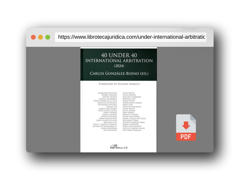 Vista previa del PDF del libro 40 under 40 International Arbitration 2024