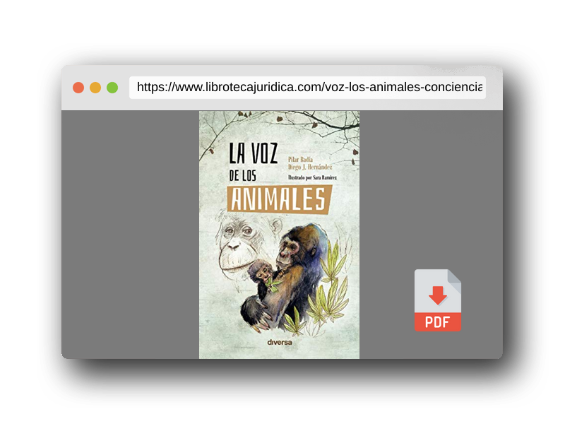 Vista previa del PDF del libro La Voz De Los Animales: 4 (Conciencia)
