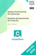 Portada del libro: Estatut d’autonomia de Catalunya: Estatuto de Autonomía de Cataluña