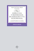 Portada del libro: Ejercicios y materiales de Derecho Civil Patrimonial (Derecho - Biblioteca Universitaria de Editorial Tecnos)