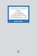 Portada del libro: Handbook on Spanish Civil Patrimonial Law (Derecho - Biblioteca Universitaria de Editorial Tecnos)