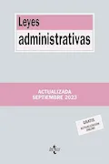 Portada del libro: Leyes administrativas (Derecho - Biblioteca de Textos Legales)