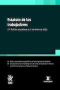 Portada del libro: Estatuto de los trabajadores 27ª Edición actualizada a 31 de enero de 2025 (Textos legales)