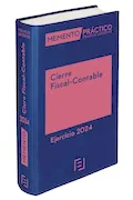 Portada del libro: Memento Cierre Fiscal-Contable. Ejercicio 2024 (MANUALES)