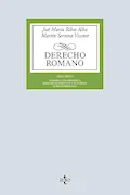 Portada del libro: Derecho romano: Volumen I. Introducción histórica. Derecho de personas y de familia. Derecho procesal (Derecho - Biblioteca Universitaria de Editorial Tecnos)