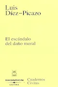Portada del libro: El escándalo del daño moral (Cuadernos)