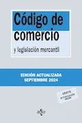 Portada del libro: Código de Comercio: y legislación mercantil (Derecho - Biblioteca de Textos Legales)