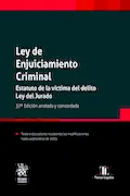 Portada del libro: Ley de Enjuiciamiento Criminal. Estatuto de la víctima del delito. Ley del Jurado 37ª Edición anotada y concordada (Textos legales)