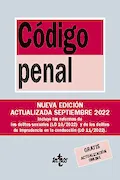 Portada del libro: Código Penal: Ley Orgánica 10/1995, de 23 de noviembre (Derecho - Biblioteca de Textos Legales)