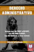 Portada del libro: DERECHO ADMINISTRATIVO. Incluye Ley 39/2015 (LPACAP), Ley 40/2015 (LRJSP), Ley del Gobierno, y Otras Normas.: Edición actualizada.