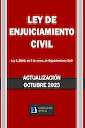 Portada del libro: LEY DE ENJUICIAMIENTO CIVIL. Ley 1/2000, de 7 de enero, de Enjuiciamiento Civil. Legislación Actual.: Para profesionales, estudiantes y opositores. Derecho Procesal Civil.